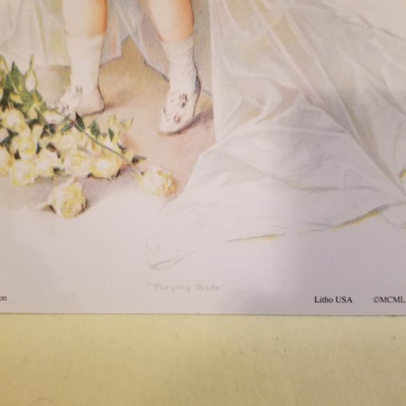 1981 Gallery Graphics Bride & Playing Bridesmaid Prints - Picture 4 of 10